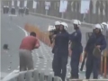 [Viewer Discretion] Police shooting a Bahraini Protester in Face 2 - 13 Mar 2011 - All Languages