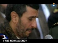 Ahmadinejad praying