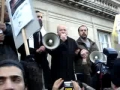 George Galloway addressing the protest in London for Gaza - English